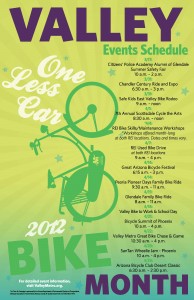 Bike Month 2012 Event Poster
