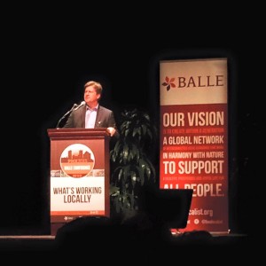 Phoenix Mayor Greg Stanton at the 2015 BALLE Conference. Photo: Local First Arizona