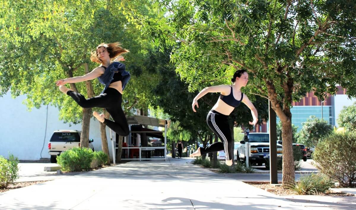 Dancers Kalin Green and Randee Powell. Photo by Ashley Baker.