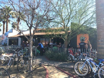 Bicycle Nomad Cafe and The Velo bike shop. Photo by Courtney McCune.
